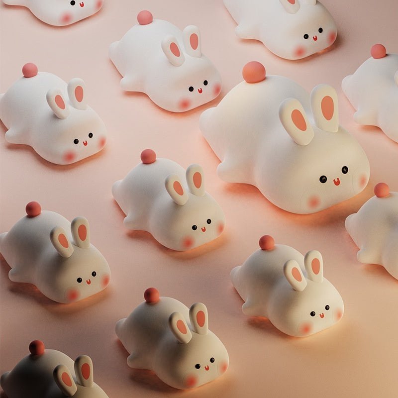 Big Face Rabbit Lamp - skylit