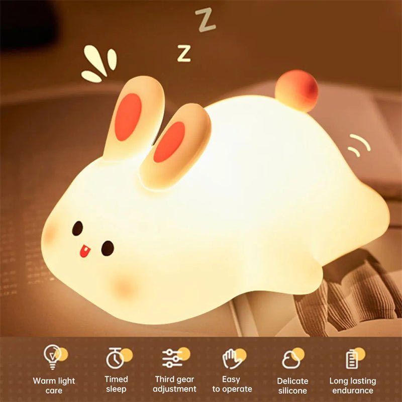 Big Face Rabbit Lamp - skylit