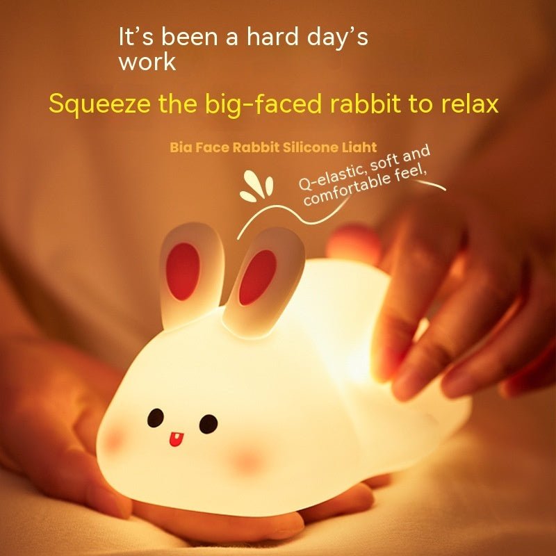 Big Face Rabbit Lamp - skylit