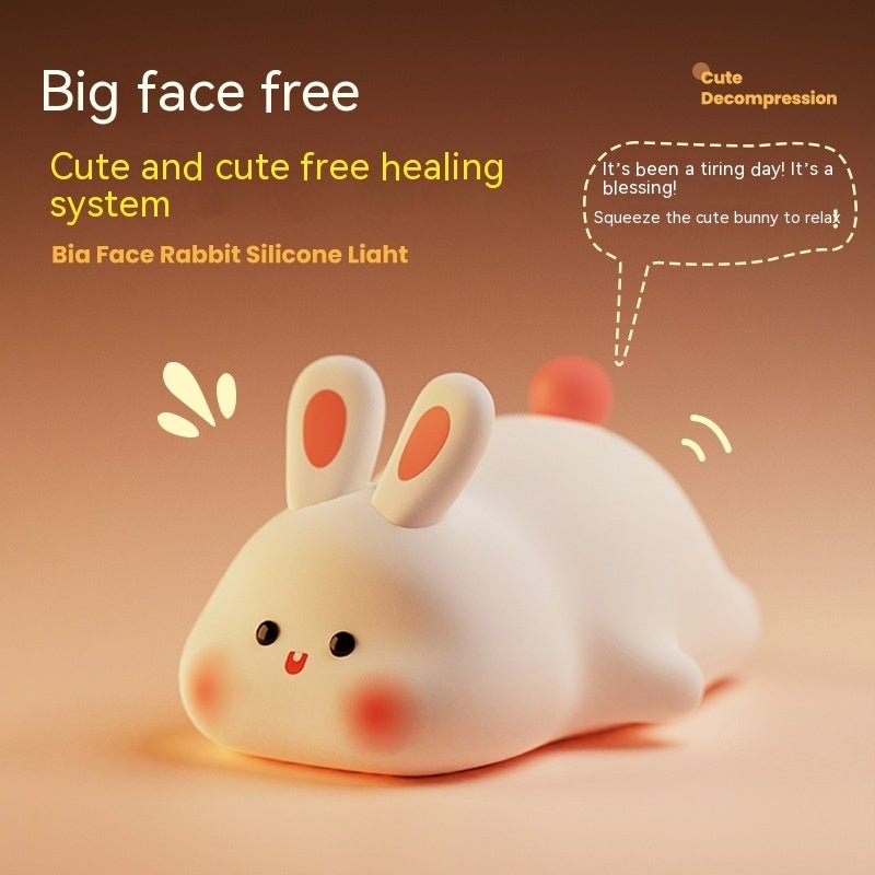 Big Face Rabbit Lamp - skylit
