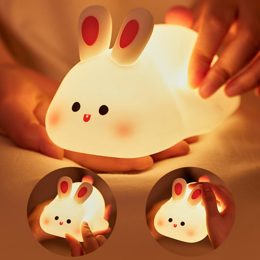Big Face Rabbit Lamp - skylit