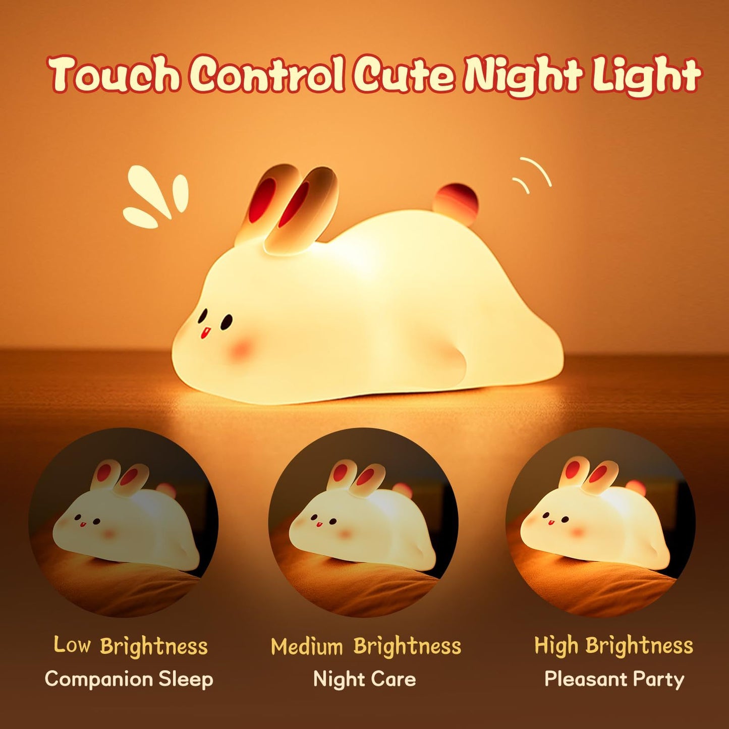 Big Face Rabbit Lamp - skylit
