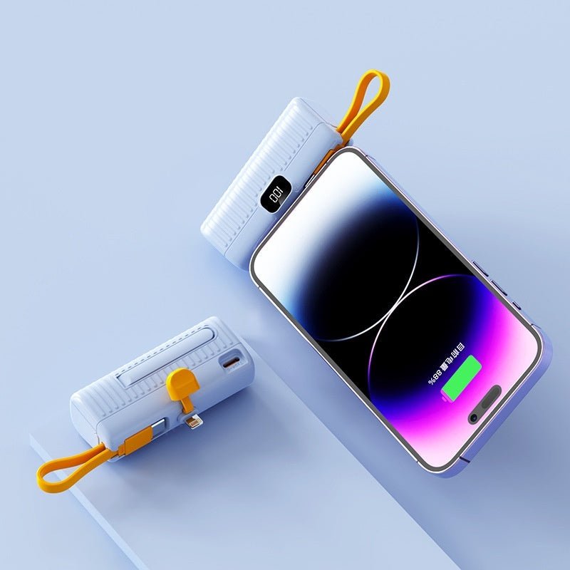 Power Bank Compact Portable 5000mah - skylit