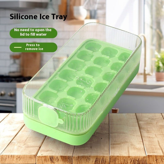 Sealed With Lid Ice Tray Cube Mold For Refrigerator Making - skylit
