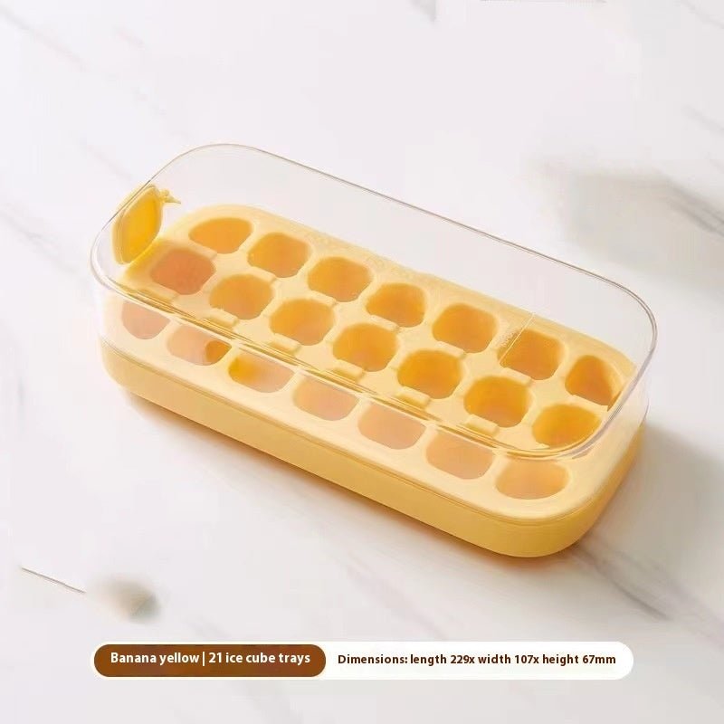 Sealed With Lid Ice Tray Cube Mold For Refrigerator Making - skylit