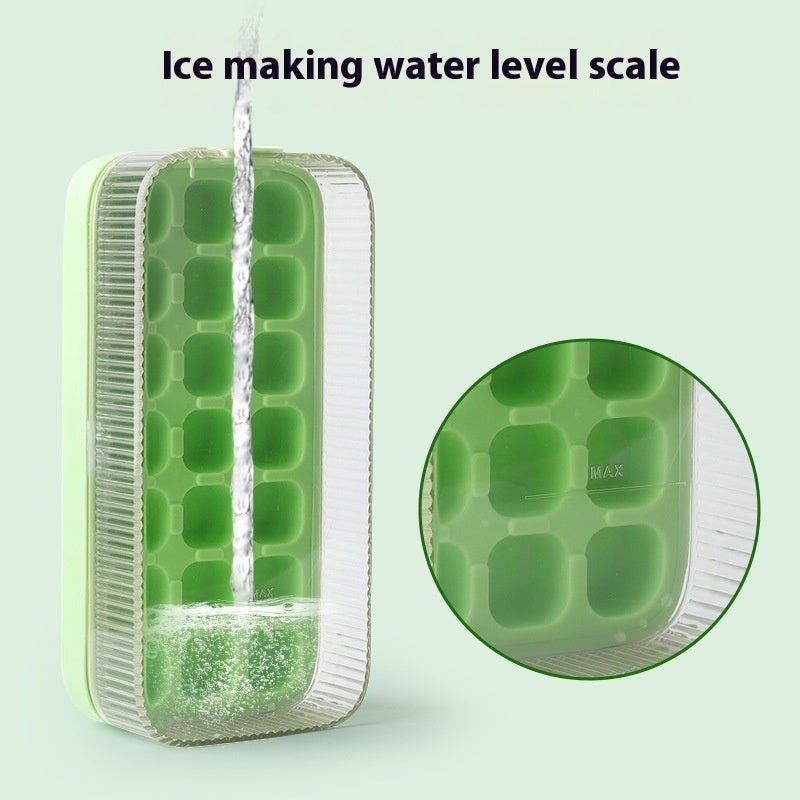 Sealed With Lid Ice Tray Cube Mold For Refrigerator Making - skylit